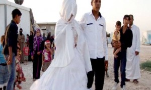 زواج القاصرات السوريات في مخيمات النزوح واللجوء