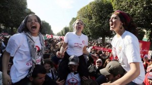 نضال المرأة التونسية/ أرشيف