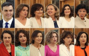 11 وزيرة في حكومة سانشيز الاسبانية
