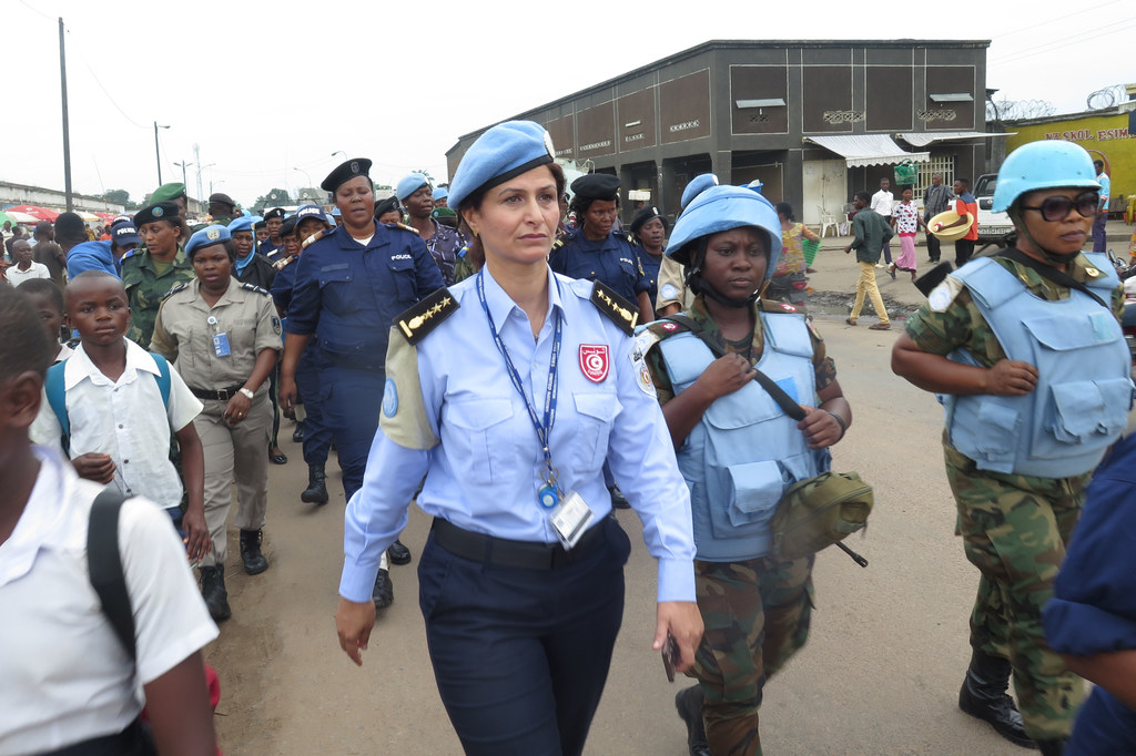 سونيا المالكي، وهي ضابطة حفظ سلام تونسية، قائدة فصيل بشرطة الأمم المتحدة في كانانغا بجمهورية الكونغو الديمقراطية.