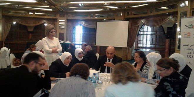 ورشة عمل في دمشق حول مشاركة المرأة في إحلال الأمن والسلام بالمجتمع/ سانا