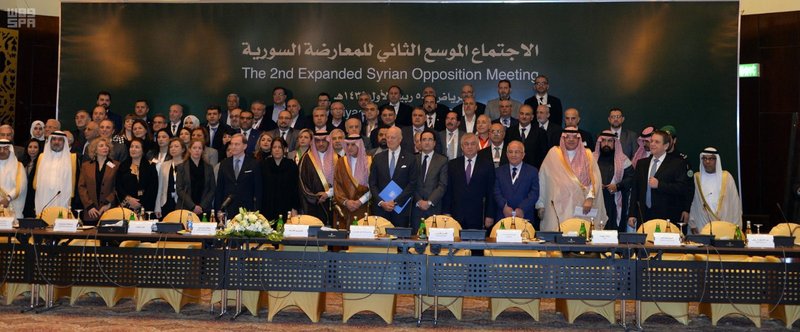 الاجتماع الموسع الثاني للمعارضة السورية في الرياض