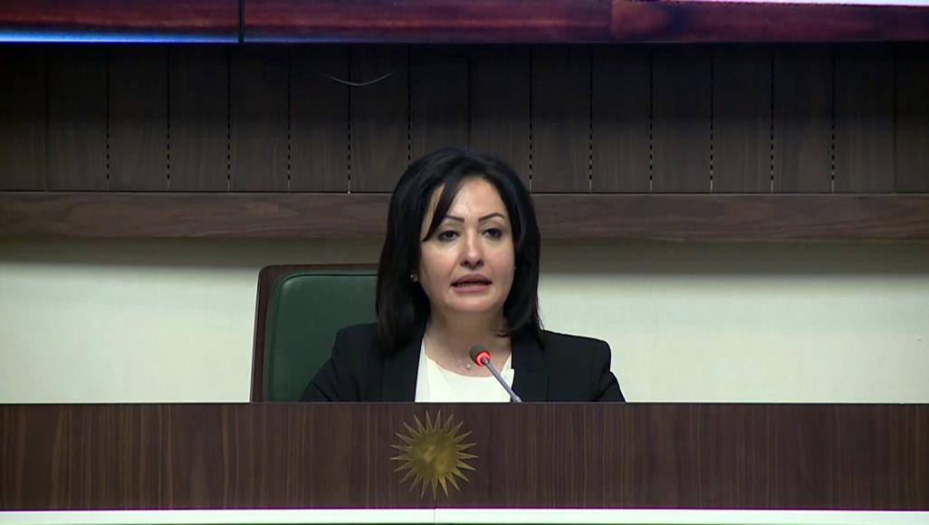 النائبة فالا فريد، رئيسة لبرلمان كردستان العراق