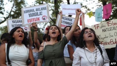“لا أريد أن أموت”.. هاشتاغ لوقف العنف ضدّ المرأة في تركيا
