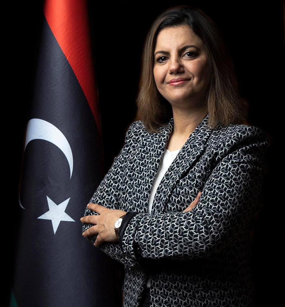 نجلاء المنقوش أول وزيرة للخارجية في تاريخ ليبيا